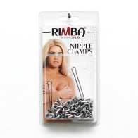 Silver Nipple Clamps with Double Chain for Enhanced Pleasure