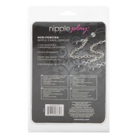 Non-Piercing Nipple Chain Jewelry for Sensual Play