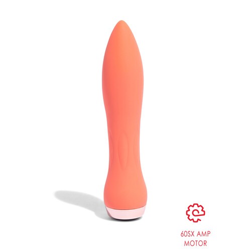 Nu Sensuelle Bullet de Silicona 60SX AMP Naranja para Placer Intenso