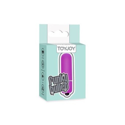 Vibrador Bullet Funky de ToyJoy Púrpura