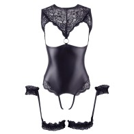 Body de Lencería con Garter Cottelli para Juegos Seductores