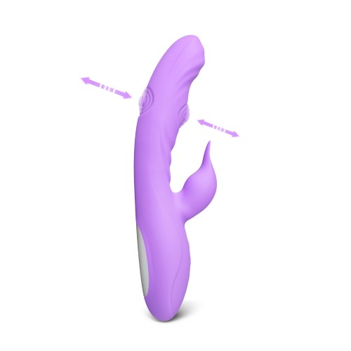 Vibrador Conejo de Doble Golpe para Estimulación Intensa