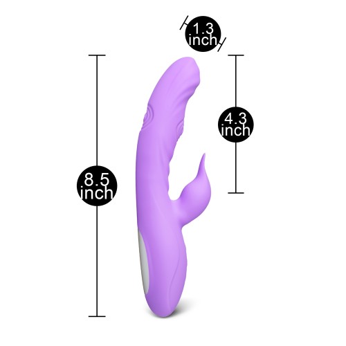 Vibrador Conejo de Doble Golpe para Estimulación Intensa