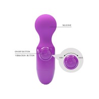 Discreet Mini Wand Vibrator for Targeted Pleasure