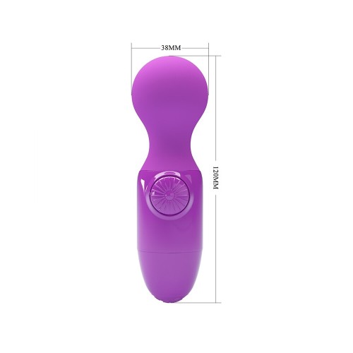 Discreet Mini Wand Vibrator for Targeted Pleasure