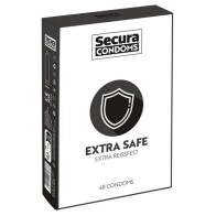 Condones Secura Extra Seguro 48 Paquete