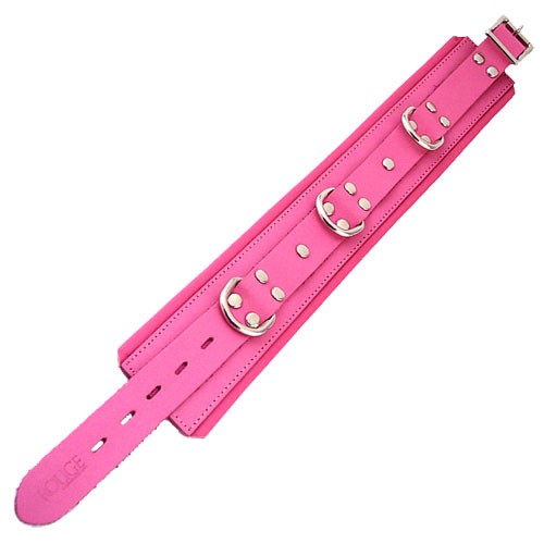 Rouge Garments Pink Padded Collar for Stylish Bondage