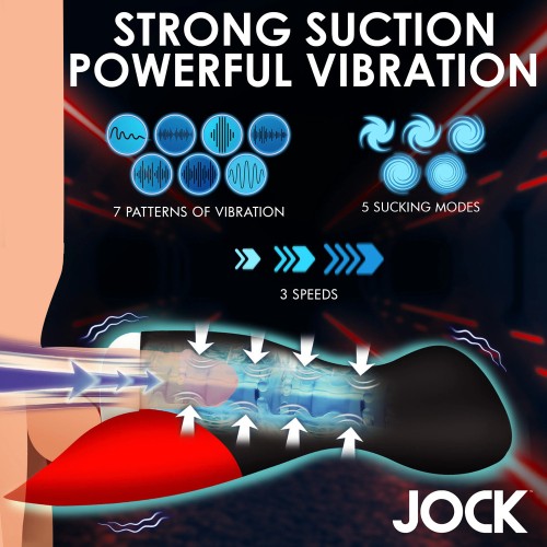 Masturbador Vibrador y Succionador Jock para Placer Máximo