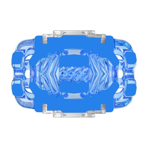 Fleshlight Quickshot Turbo Azul Hielo Masturbador Masculino Compacto