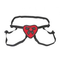 Lux Fetish Heart Strap On Harness for Playful Love