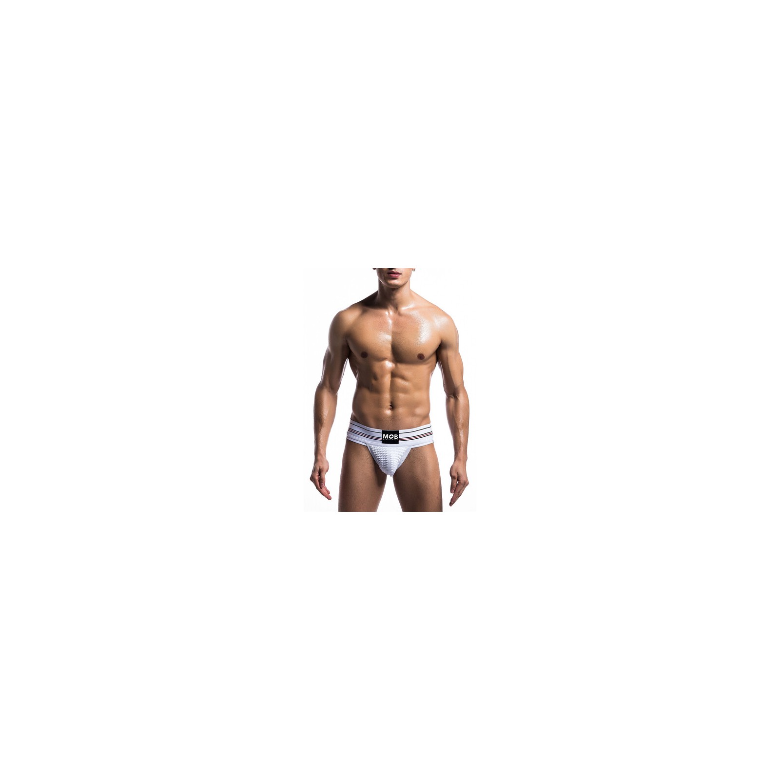 Jock Strap Clásico Ancho Fetish Male Basics Blanco XL para Seducción