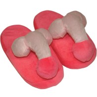 Pink Penile Slippers for Fun