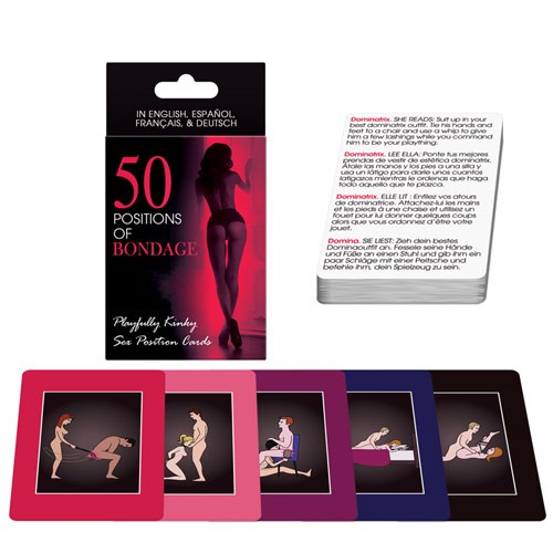 50 Positions of Bondage Sex Position Cards - Explore Kinky Fun