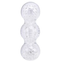 Big Balls Stroker Silicone Masturbator Sleeve