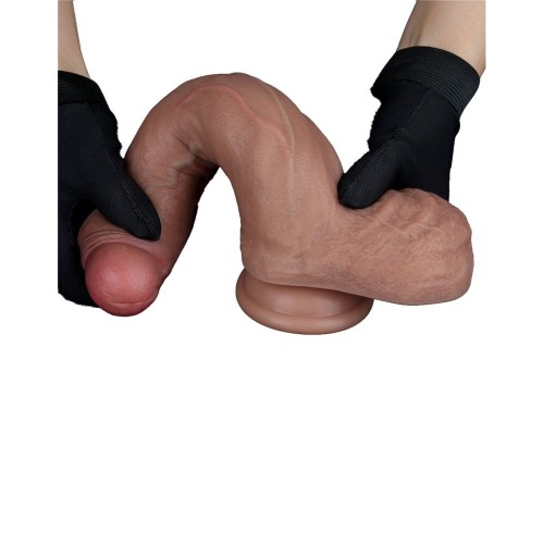 Dildo de Silicona de Dos Capas Lovetoy de 8.5 Pulgadas