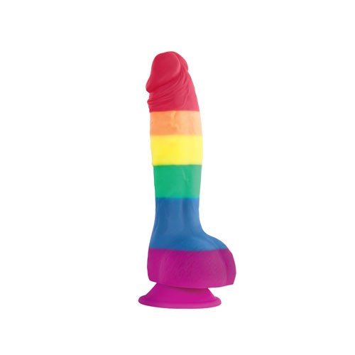 Dildo Silicona 6 Pulgadas Edición Pride para Placer Diverso