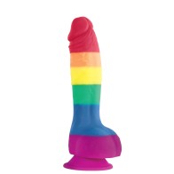 Dildo Silicona 6 Pulgadas Edición Pride para Placer Diverso