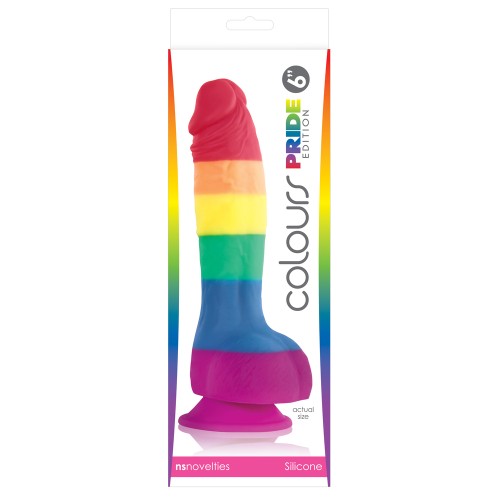 Dildo Silicona 6 Pulgadas Edición Pride para Placer Diverso