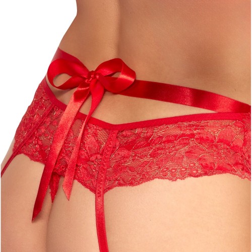 Kissable Halterneck Set Red for Seduction