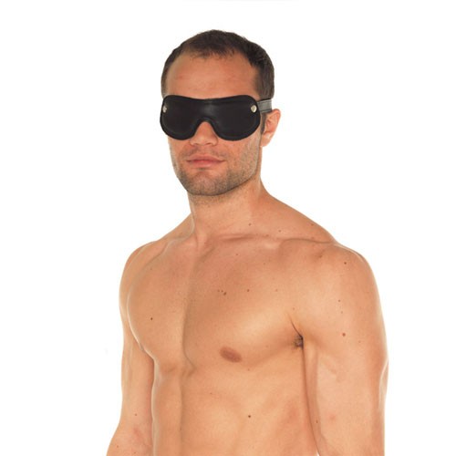 Cushioned Leather Blindfold