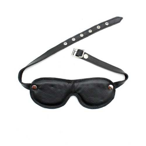 Cushioned Leather Blindfold