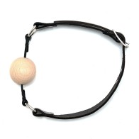 Leather Gag With Wooden Ball