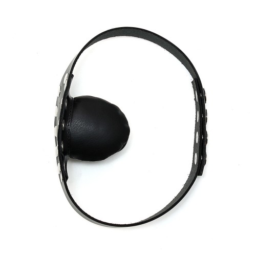 Leather Gag with Studs for BDSM Fun