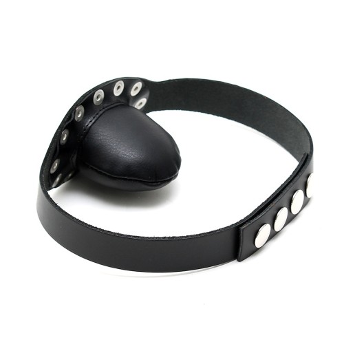 Leather Gag with Studs for BDSM Fun