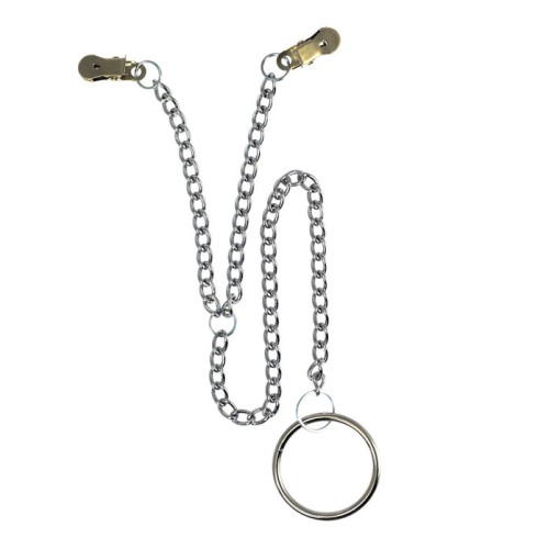 Nipple Clamps With Scrotum Ring for Enhanced Sensations