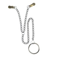 Nipple Clamps With Scrotum Ring for Enhanced Sensations