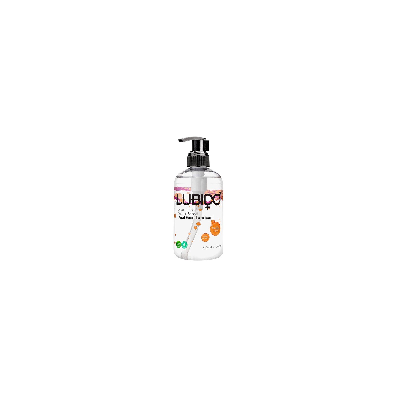 Lubricante Anal Lubido de 250ml Libre de Parabenos a Base de Agua