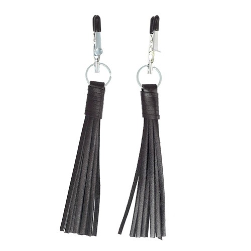 Leather Tassel Nipple Clamps for Sensational Play