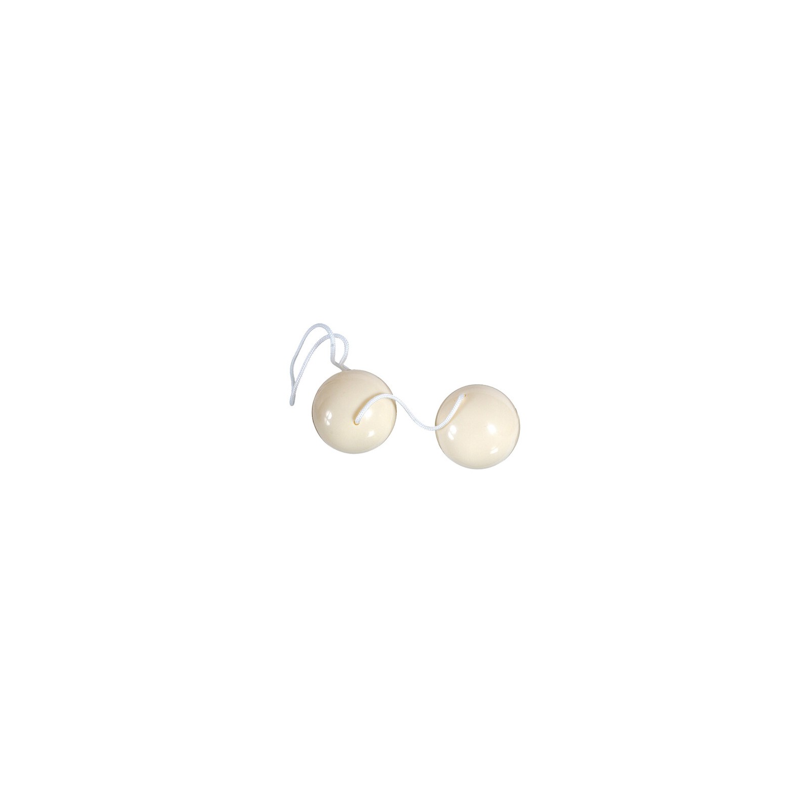 White Duo Balls for Internal Stimulation