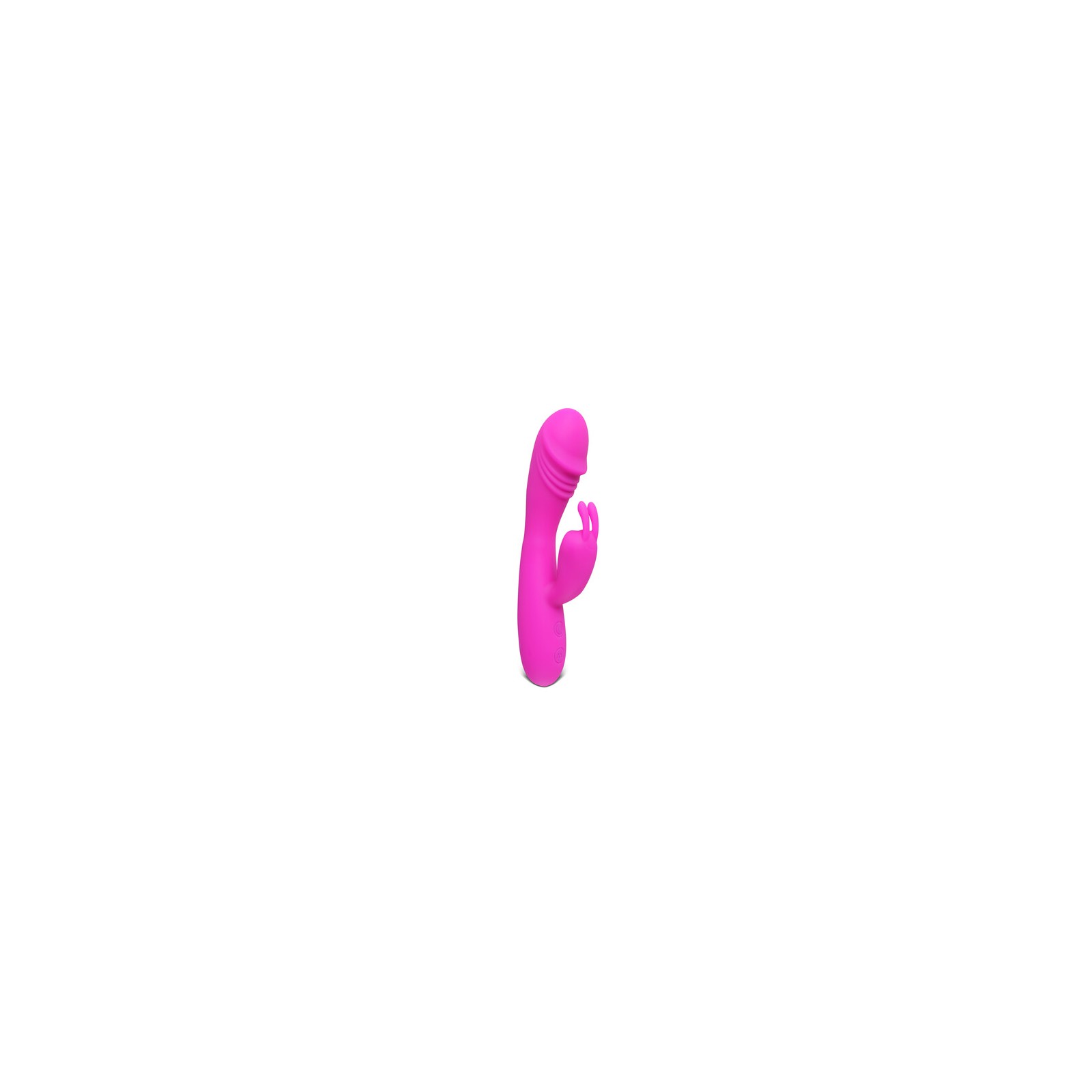 12-Speed Pink Silicone Rabbit Vibrator - Best Pleasure