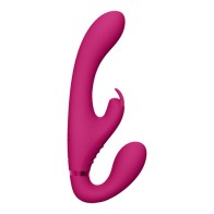 Vive Suki Triple Action Strap-On Vibrator for Couples