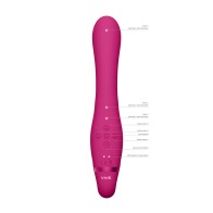 Vive Suki Triple Action Strap-On Vibrator for Couples