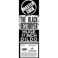 XR Black Destroyer Huge Dildo for Ultimate Sensation