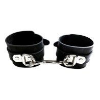 Rouge Garments Black Rubber Wrist Cuffs - Quality Restraint