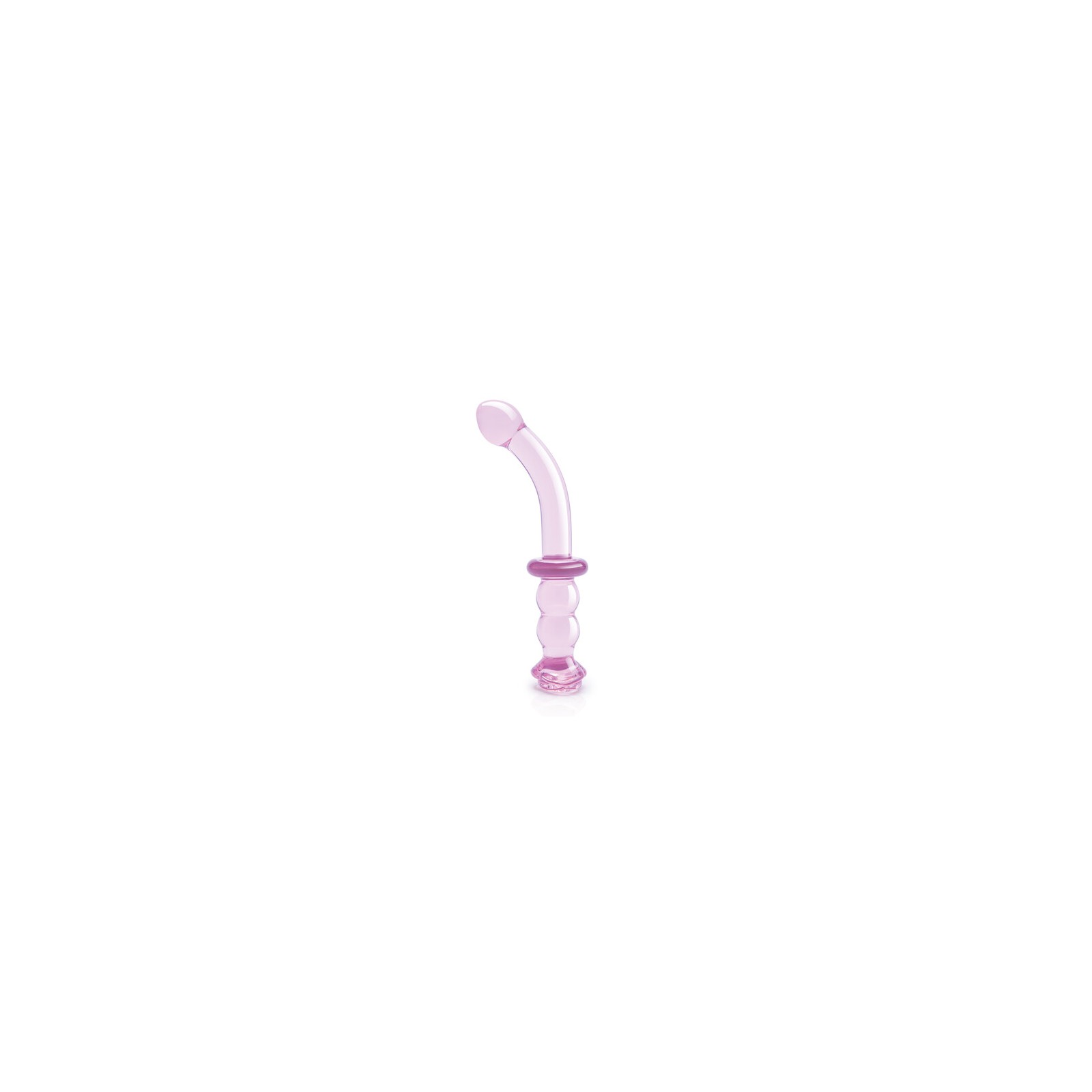 Dildo de Vidrio Rosebud para Punto G para Placer Intenso