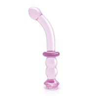 Glass Rosebud G-Spot Dildo for Intense Pleasure