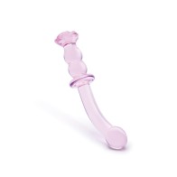 Dildo de Vidrio Rosebud para Punto G para Placer Intenso