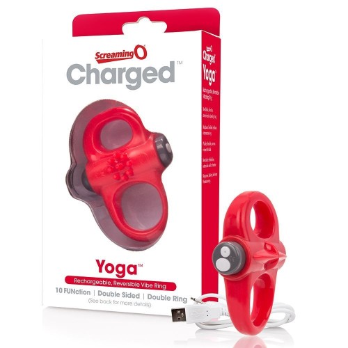 Screaming O Yoga Rechargeable Cock Ring Intimate Pleasure