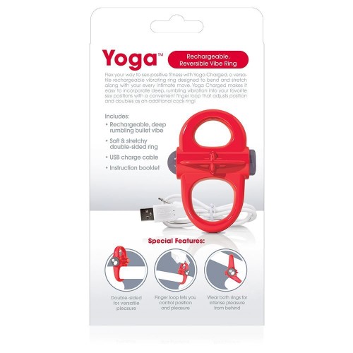 Screaming O Yoga Rechargeable Cock Ring Intimate Pleasure