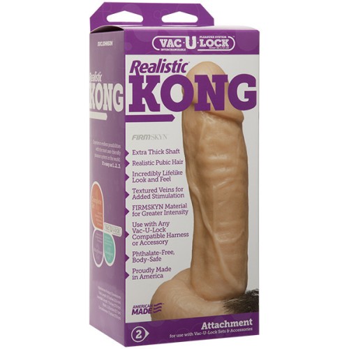 Vac-U-Lock Kong Realistic Dildo Attachment