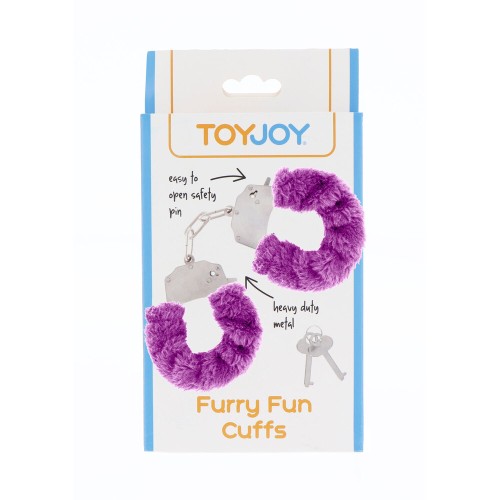 ToyJoy Furry Fun Wrist Cuffs for Playful Restraint