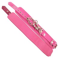 Pink Ankle Cuffs with Chain - Explore Restraint