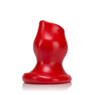 Plug Anal Hueco Medio Rojo de Oxballs para Estimulación Máxima