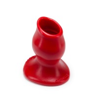 Plug Anal Hueco Medio Rojo de Oxballs para Estimulación Máxima