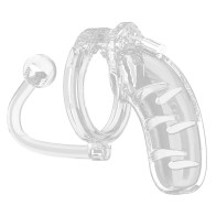 Man Cage 11 Male 4.5 Inch Chastity Cage with Anal Plug