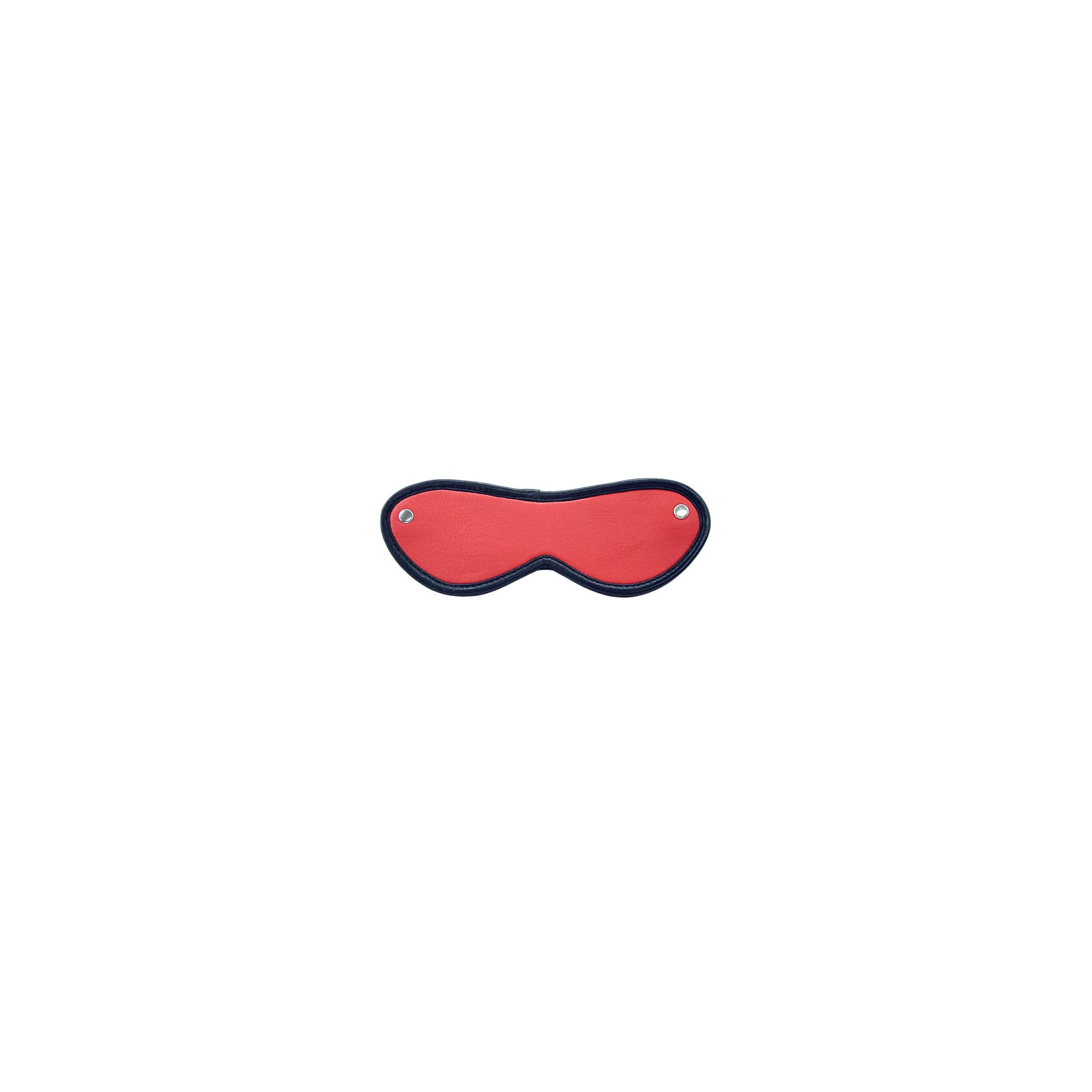 Rouge Leather Blindfold for Sensory Play